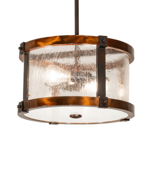 Cilindro Two Light Pendant in Trans Copper/Old Copper Pot (57|271182)