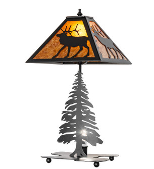 Lone Elk Two Light Accent Lamp in Textured Black (57|270059)