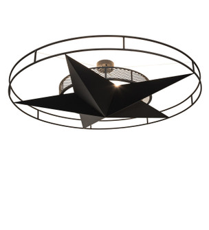 Texas Star Six Light Semi-Flushmount in Solar Black (57|249900)