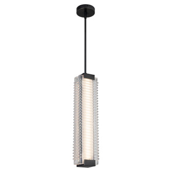 Alai LED Pendant in Urban Bronze/Ribbed Glass (452|PD374624UBCRUNV)
