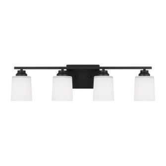 Vinton Four Light Wall / Bath Sconce in Midnight Black (1|4420904EN3112)