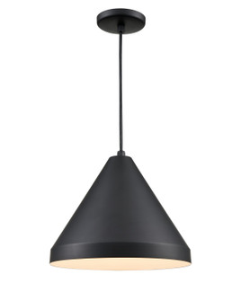 R Series One Light Pendant in Satin Black (59|RWCC17SB)