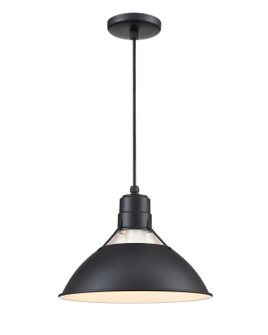 R Series One Light Pendant in Satin Black (59|RGCC13SB)