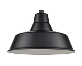 R Series One Light Shade in Satin Black (59|RCLWS17SB)