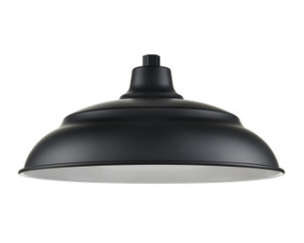 R Series One Light Shade in Satin Black (59|RALWHS20SB)