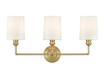 Leena Three Light Vanity in Vintage Brass (59|99803VB)