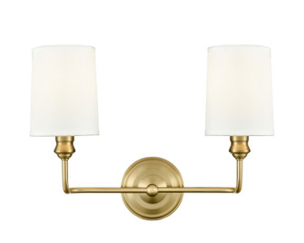 Leena Two Light Vanity in Vintage Brass (59|99802VB)