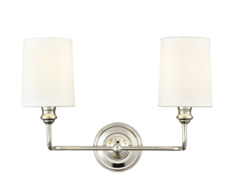 Leena Two Light Vanity in Polished Nickel (59|99802PN)