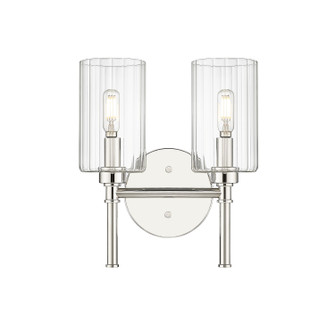 Chastine Two Light Vanity in Polished Nickel (59|9922PN)