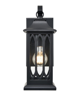 Mallorey One Light Outdoor Lantern in Powder Coated Black (59|88101PBK)