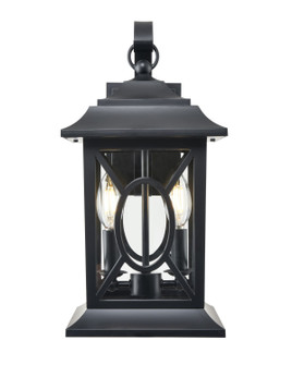 Allbert Two Light Outdoor Lantern in Powder Coated Black (59|85102PBK)