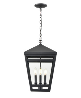Seager Three Light Outdoor Lantern in Textured Black (59|82105TBK)
