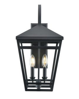Seager Two Light Outdoor Lantern in Textured Black (59|82103TBK)