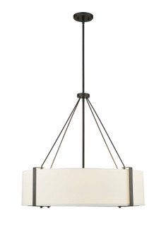 Telfar Six Light Pendant in Matte Black/White (59|28206MBWH)