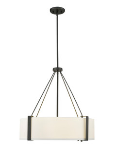 Telfar Three Light Pendant in Matte Black/White (59|28203MBWH)