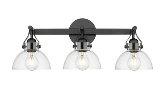 Three Light Vanity in Matte Black (59|24103MB)