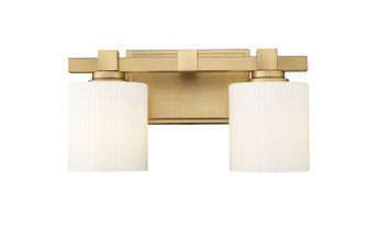 Abelson Two Light Vanity in Vintage Brass (59|23102VB)