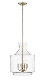Mahannah Four Light Pendant in Modern Gold (59|22804MG)