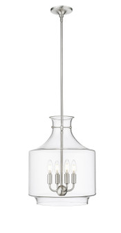 Mahannah Four Light Pendant in Brushed Nickel (59|22804BN)