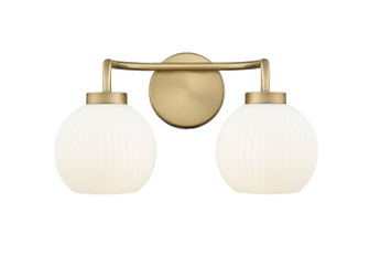 Oprah Two Light Vanity in Vintage Brass (59|22402VB)