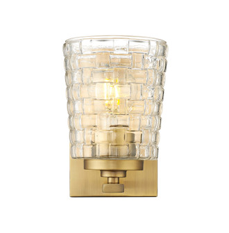 Saben One Light Wall Sconce in Vintage Brass (59|22101VB)
