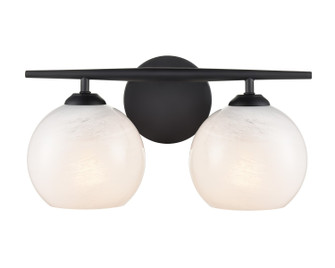 Kimorra Two Light Vanity in Matte Black (59|18102MB)