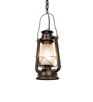 Miners Lantern One Light Mini Pendant in Distressed Rust (57|275780)