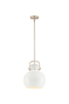 Downtown Urban One Light Mini Pendant in Brushed Brass (405|4101SMBBM41010W)