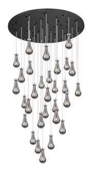 Downtown Urban 31 Light Pendant in Matte Black (405|160BK4511PBKG4515SM20)