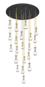 Downtown Urban 21 Light Pendant in Polished Nickel (405|148BK4511PPNG4515CL20)