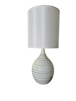 Scatchard One Light Table Lamp in Pearl Blue (30|GS301PL)