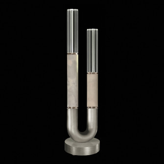 Antonia LED Table Lamp in Silver Leaf/Nickel/Smoke (48|923010422ST)