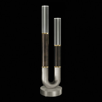 Antonia LED Table Lamp in Silver Leaf/Brass/Charcoal (48|923010411ST)