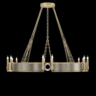 Mirage 12 Light Chandelier in Soft Gold Leaf/Nickel/Coco (48|100048522)