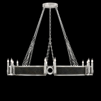 Mirage 12 Light Chandelier in Silver Leaf/Nickel/Black Knight (48|100048423)