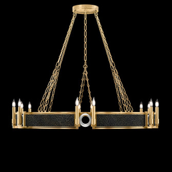 Mirage 12 Light Chandelier in Gold Leaf/Nickel/Black Knight (48|100048323)
