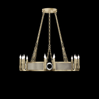 Mirage Chandelier in Soft Gold Leaf/Nickel/Coco (48|100047522)