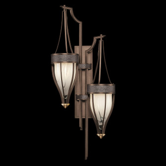 Mirage Two Light Wall Sconce in Bronze/Brass/Pebble (48|100046211)