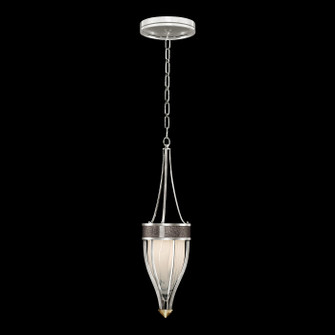 Mirage One Light Pendant in Silver Leaf/Brass/Pebble (48|100045411)