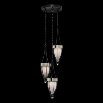 Mirage Three Light Pendant in Black Iron/Nickel/Coco (48|100044122)