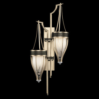 Mirage Two Light Wall Sconce in Champagne/Nickel/Black Knight (48|100041623)