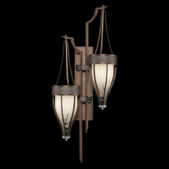Mirage Two Light Wall Sconce in Bronze/Nickel/Pebble (48|100041221)