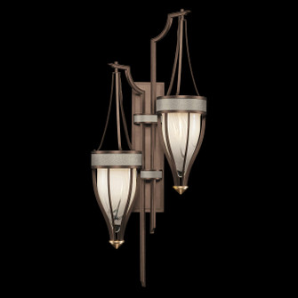 Mirage Two Light Wall Sconce in Bronze/Brass/Coco (48|100041212)
