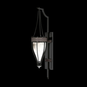 Mirage One Light Wall Sconce in Black Iron/Nickel/Pebble (48|100039121)