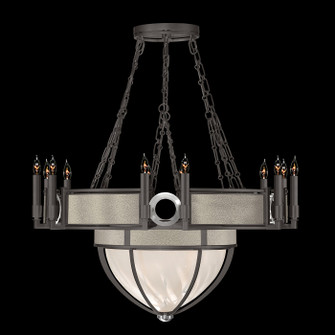 Mirage 15 Light Chandelier in Midnight Steel/Nickel/Coco (48|100037722)