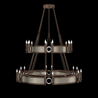 Mirage 24 Light Chandelier in Bronze/Nickel/Coco (48|100036222)