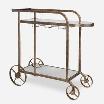 Carrinho Bar Cart in Antique Brass (52|50016)