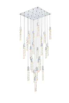 Aurora 25 Light Chandelier in Chrome and Clear (173|2088G36C)