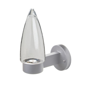 Besa Sulu Outdoor Sconce Wall Sconce in Silver (74|SULUCLWALLLEDSL)