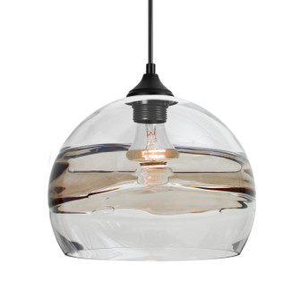 Besa Spirit 10 Outdoor Pendant Pendant in Black (74|OPSPIR10SCEDILBK)